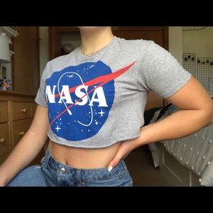 NASA Crop Tee